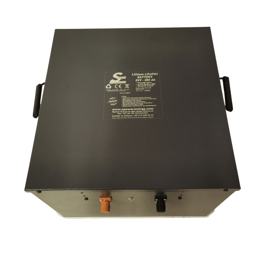Spower 24V 230AH Lityum Lifepo4 Bluetooth