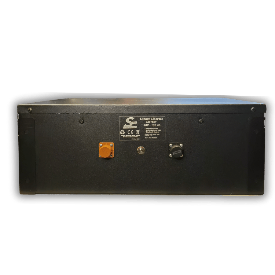 Spower 48V 105AH (52,8 Volt) Lityum Lifepo4 Bluetooth