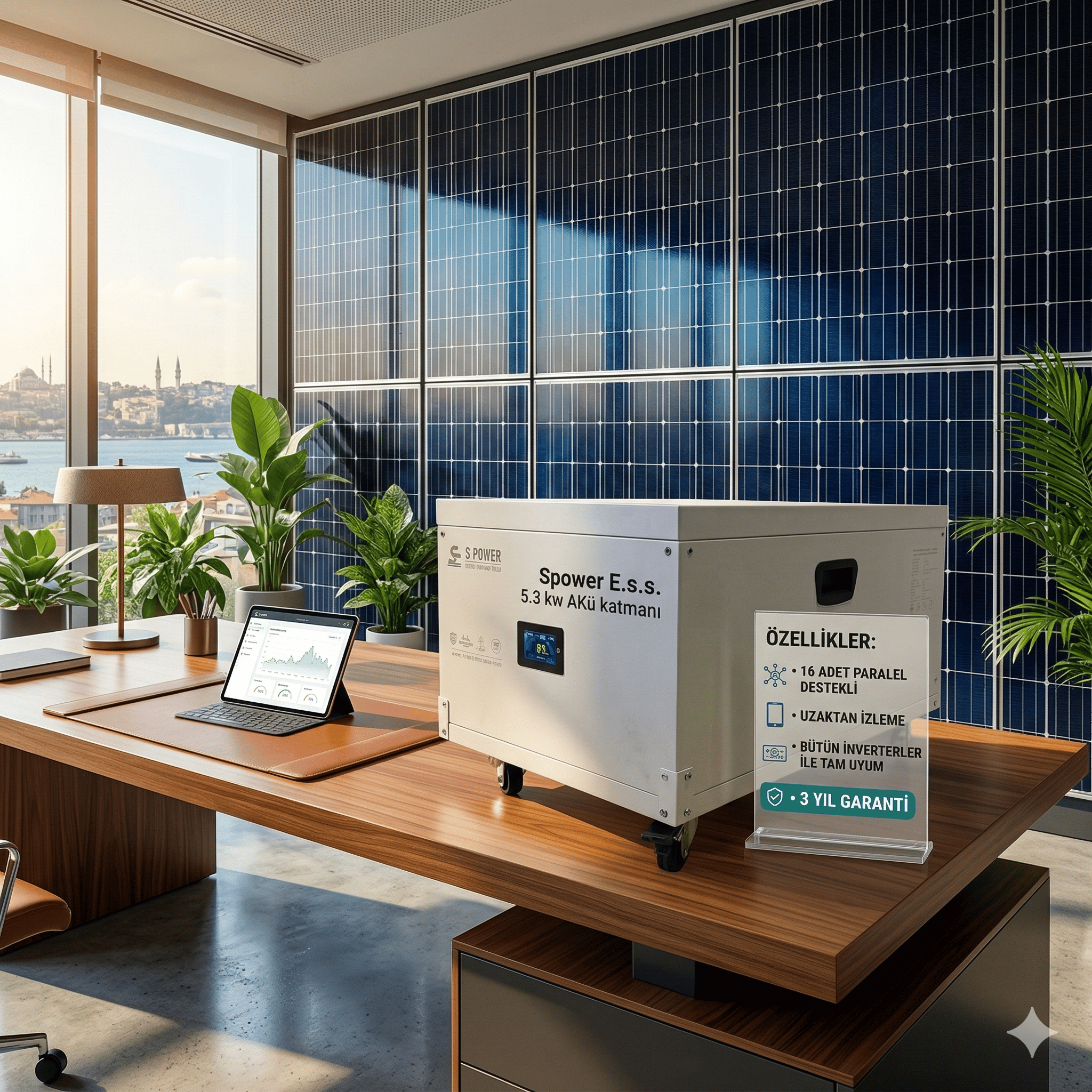 Spower E.S.S. 5.3 kWh Enerji Depolama Akü Katmanı