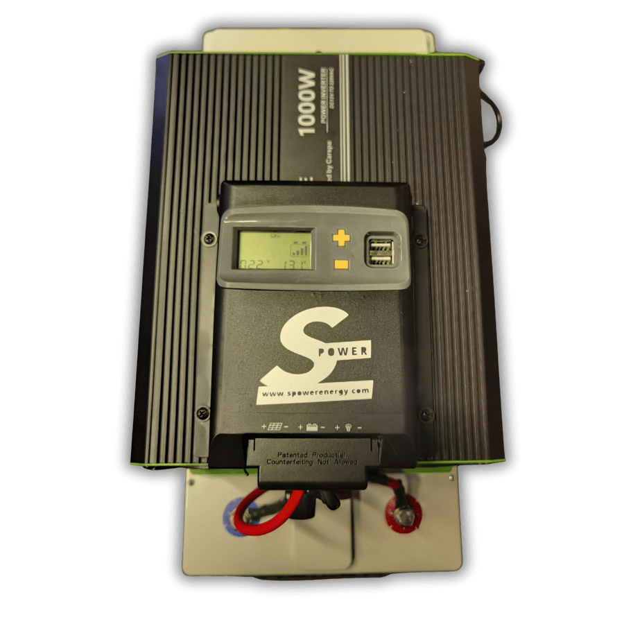 Spower Energy Caravan Set 12V 105Ah 1500 Watt 2 Panelli Solar Paket