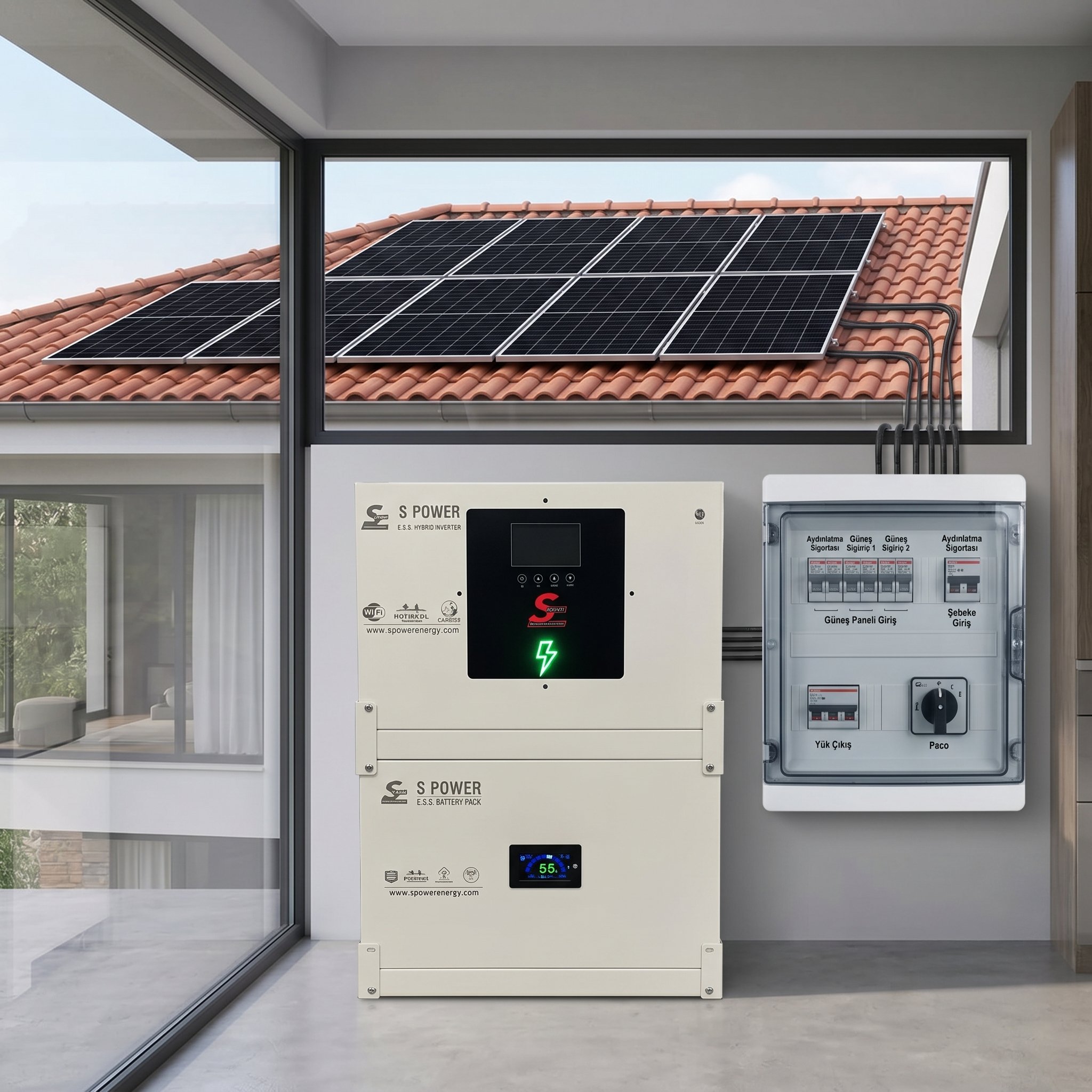 Spower ESS 11 Medium Güneş Enerji Depolama Seti