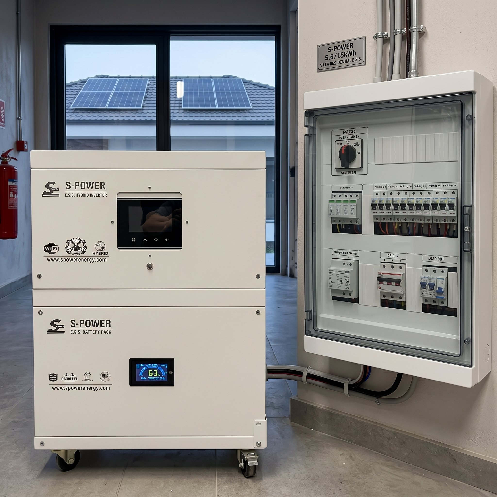 Spower ESS 5.6 Max Güneş Enerji Depolama Seti