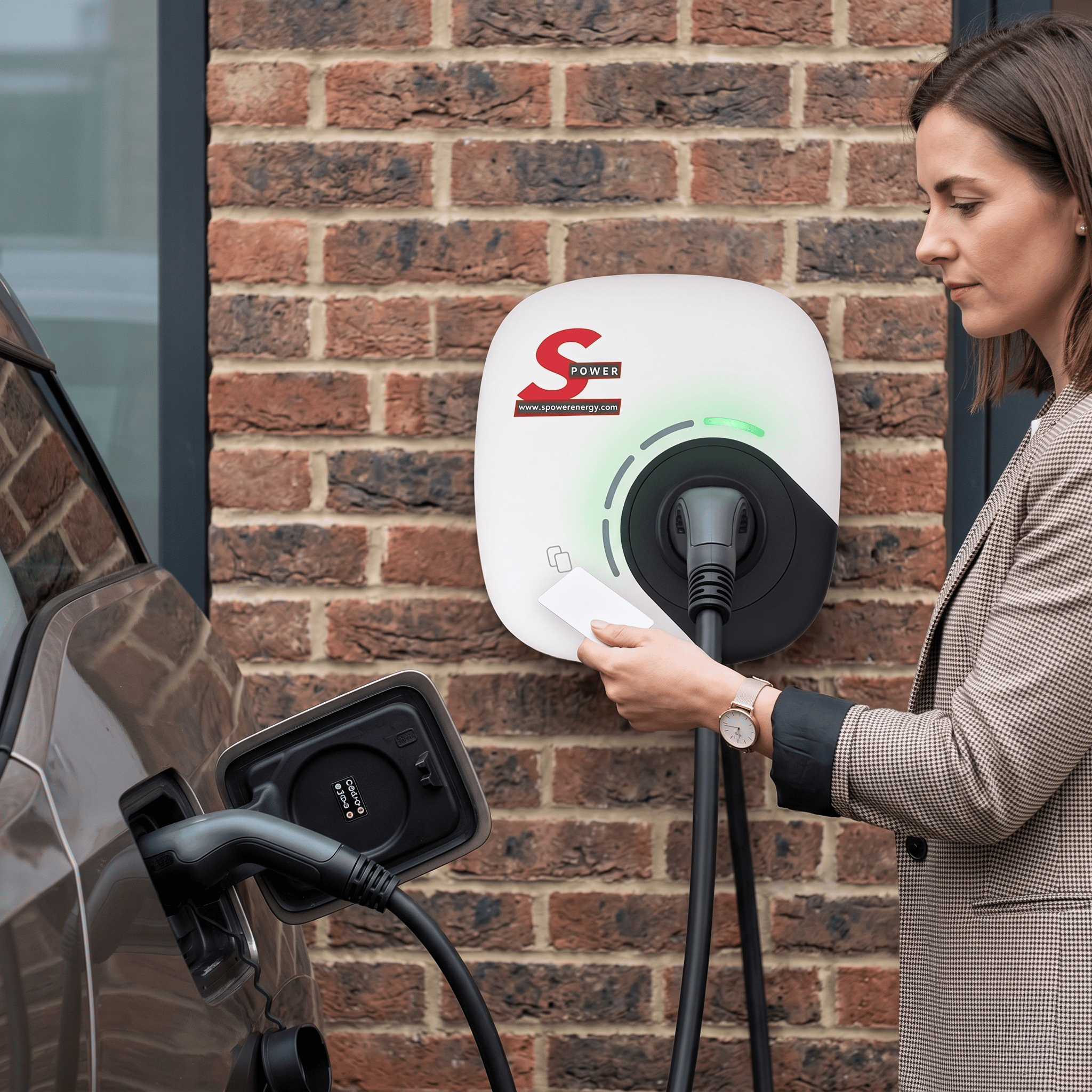 Spower EV Wall 22C Akıllı Elektrikli Araç Şarj İstasyonu