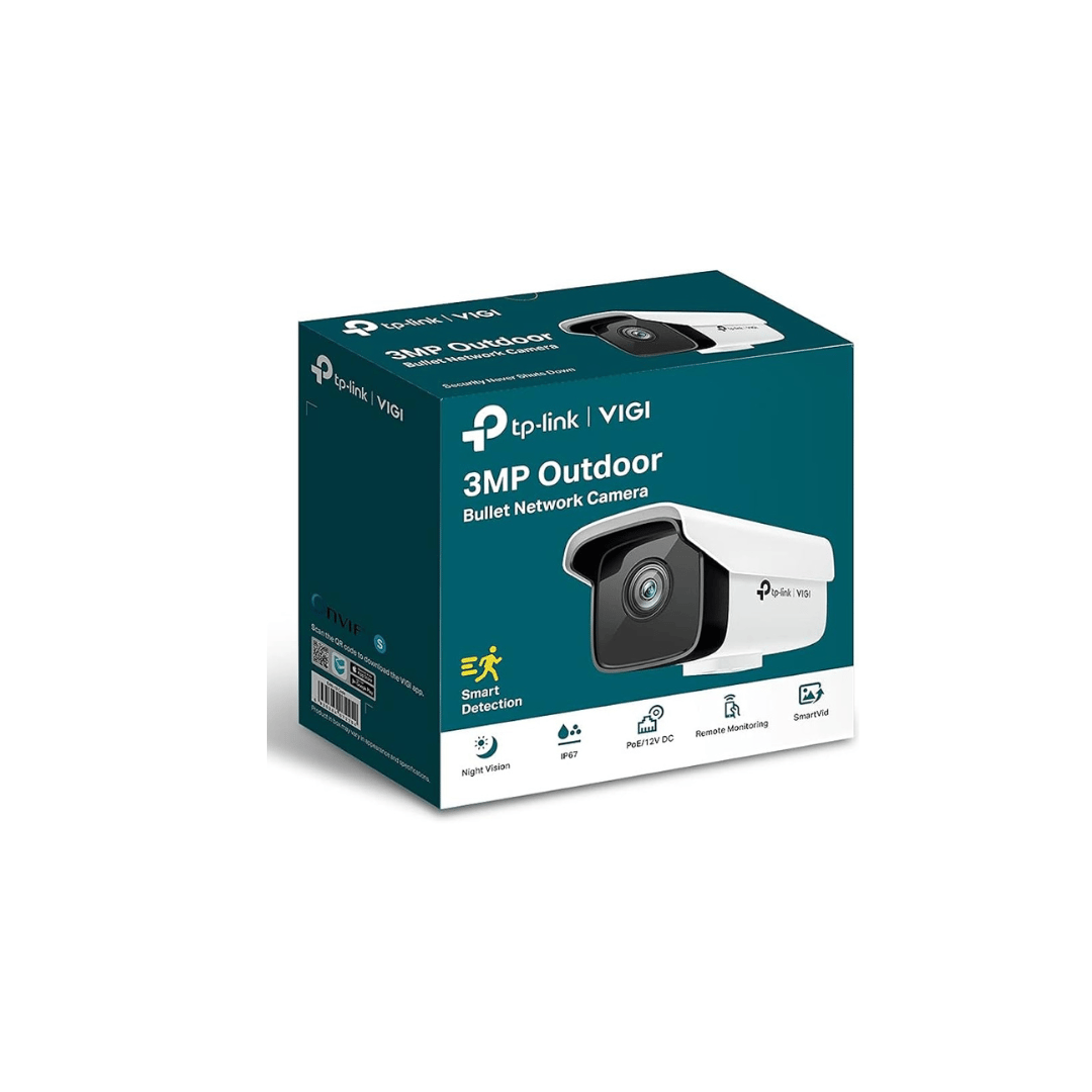 TP-Link VIGI-C300HP-6 3 MP 6mm Lens Outdoor Bullet IP Güvenlik Kamerası