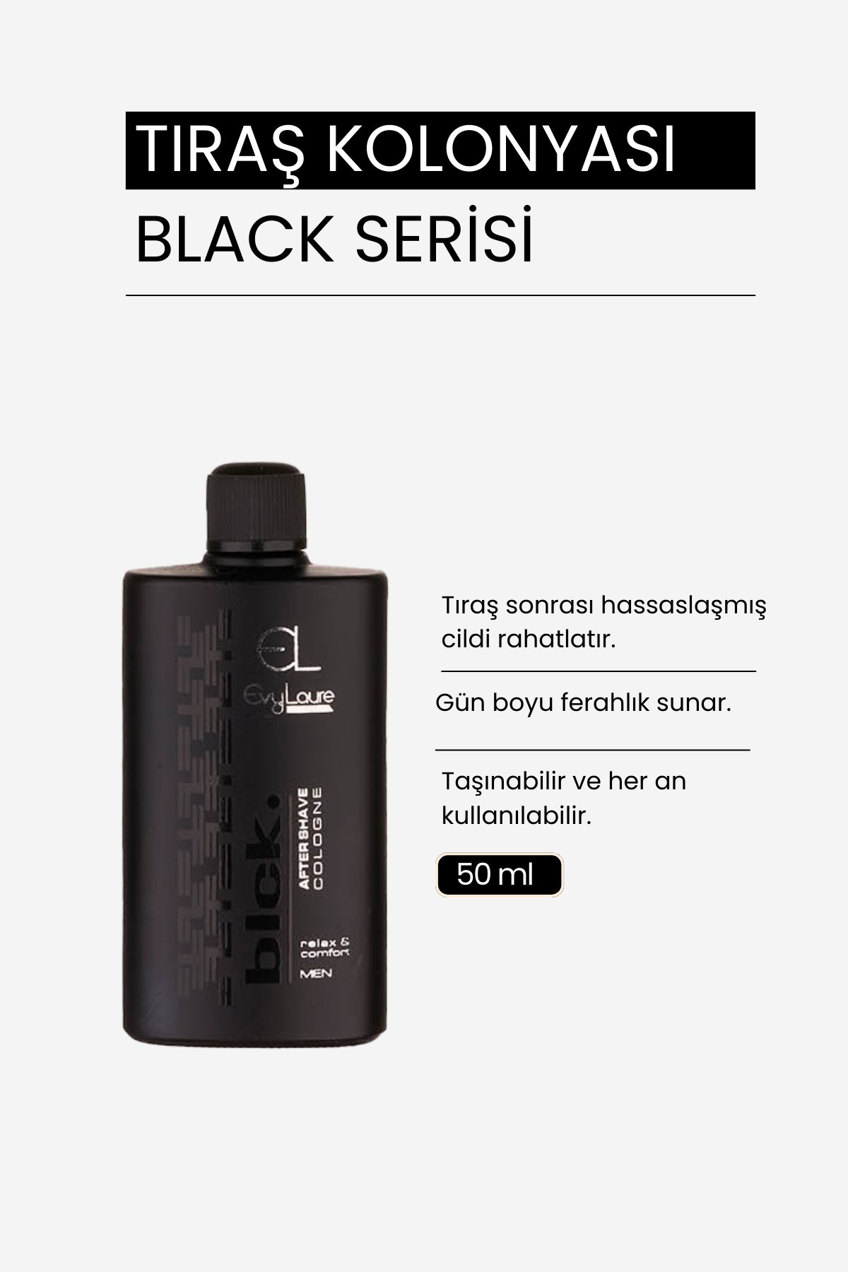 EvyLaure BLCK. Erkek Koleksiyonu | Erkekler İçin Özel Bakım ve Parfüm Seti