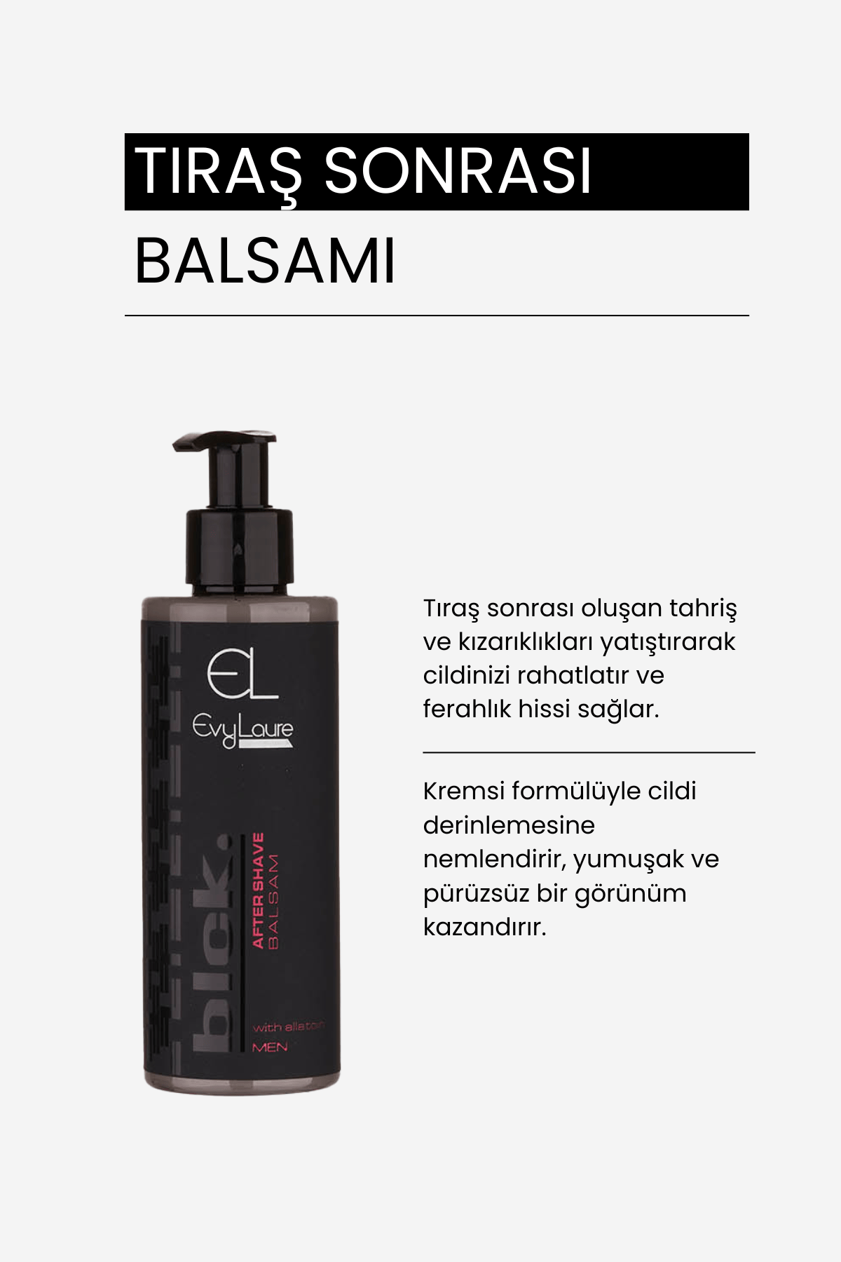 EvyLaure BLCK. Erkek Koleksiyonu | Erkekler İçin Özel Bakım ve Parfüm Seti