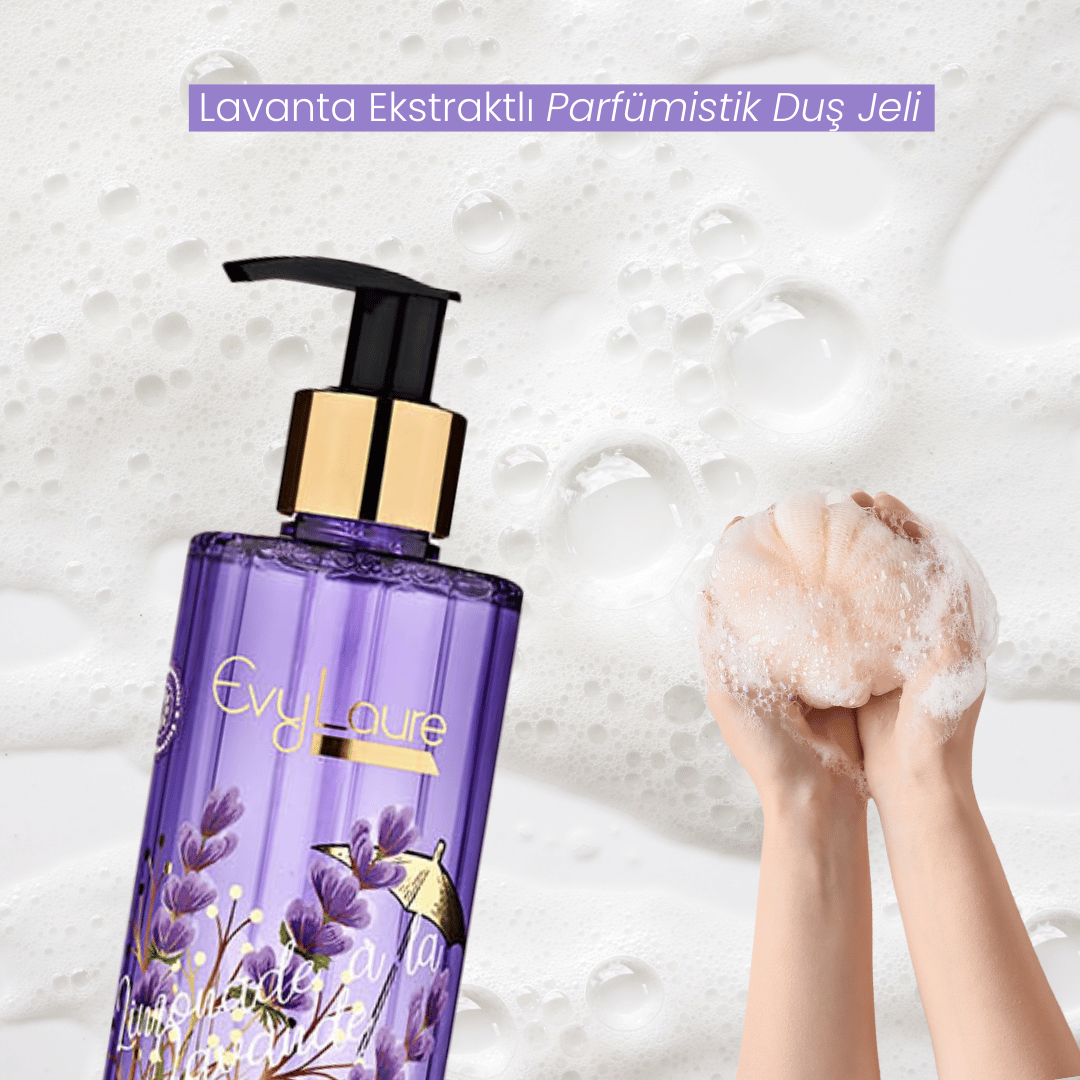 EvyLaure Limonade À La Lavande Duş Jeli | Yoğun Nemlendirici | Lavanta Ekstraktlı | Unisex | 300 ml