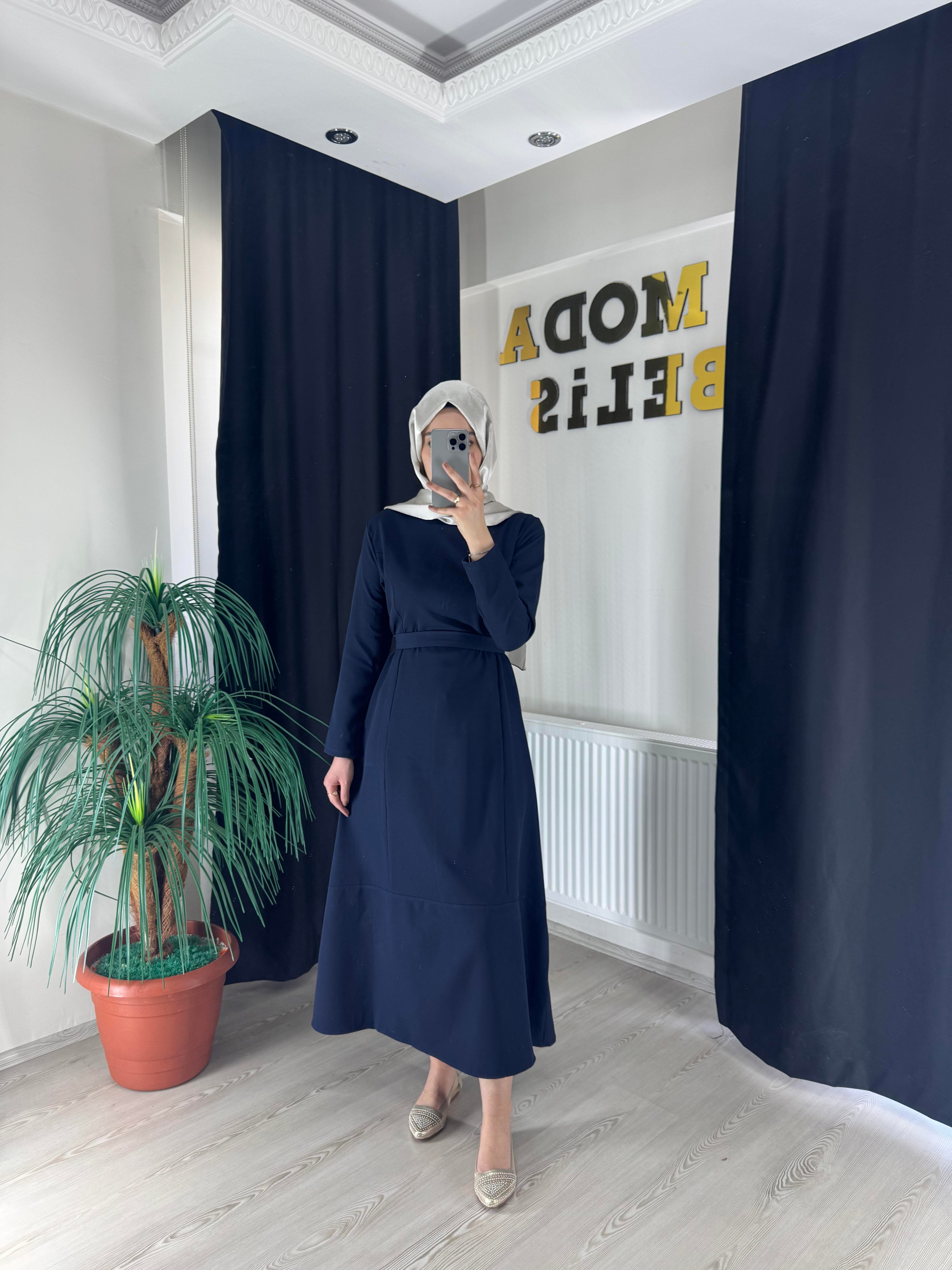 Ayda Elbise Lacivert