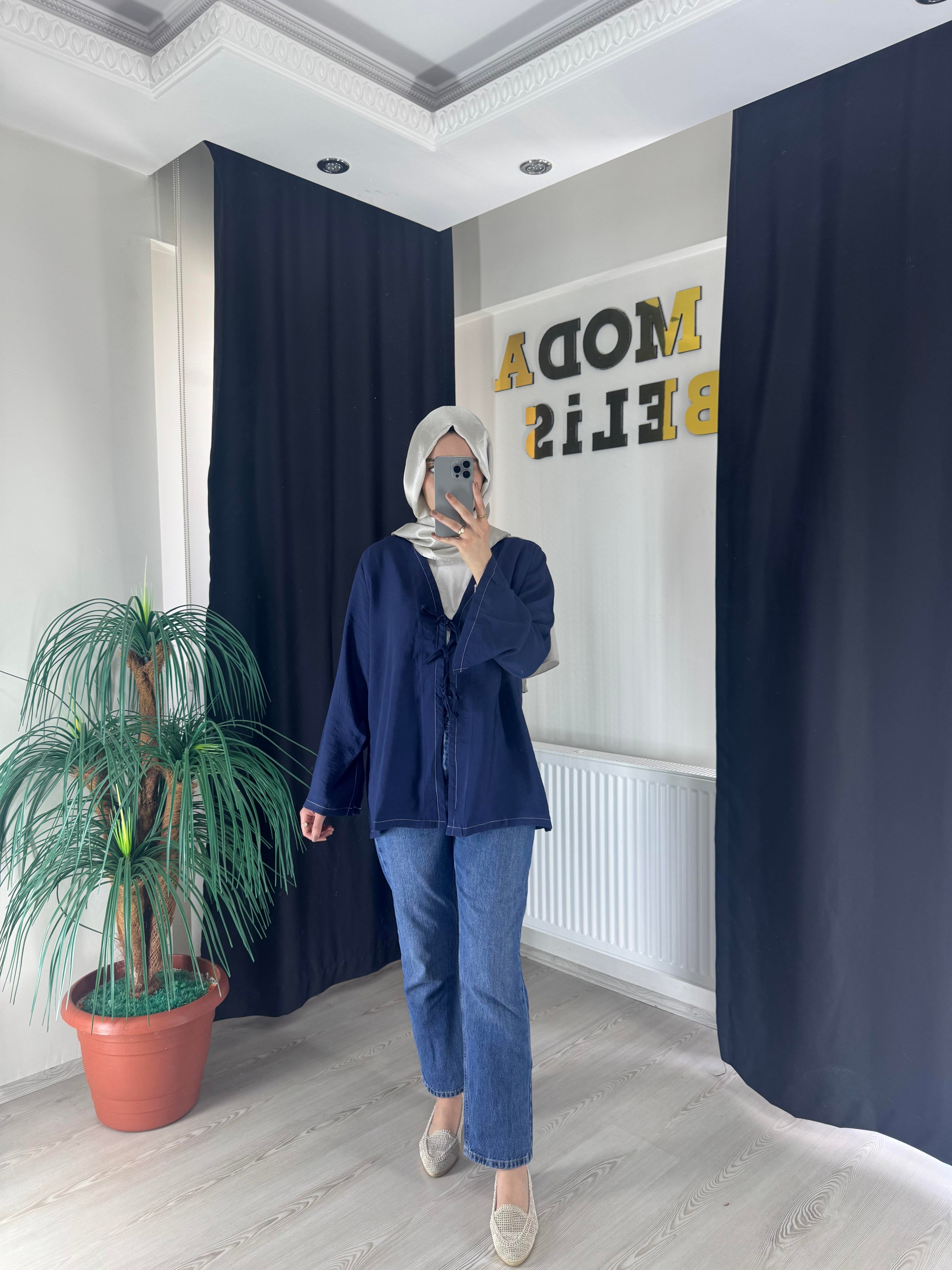 Yelda Gömlek - Klasik Lacivert