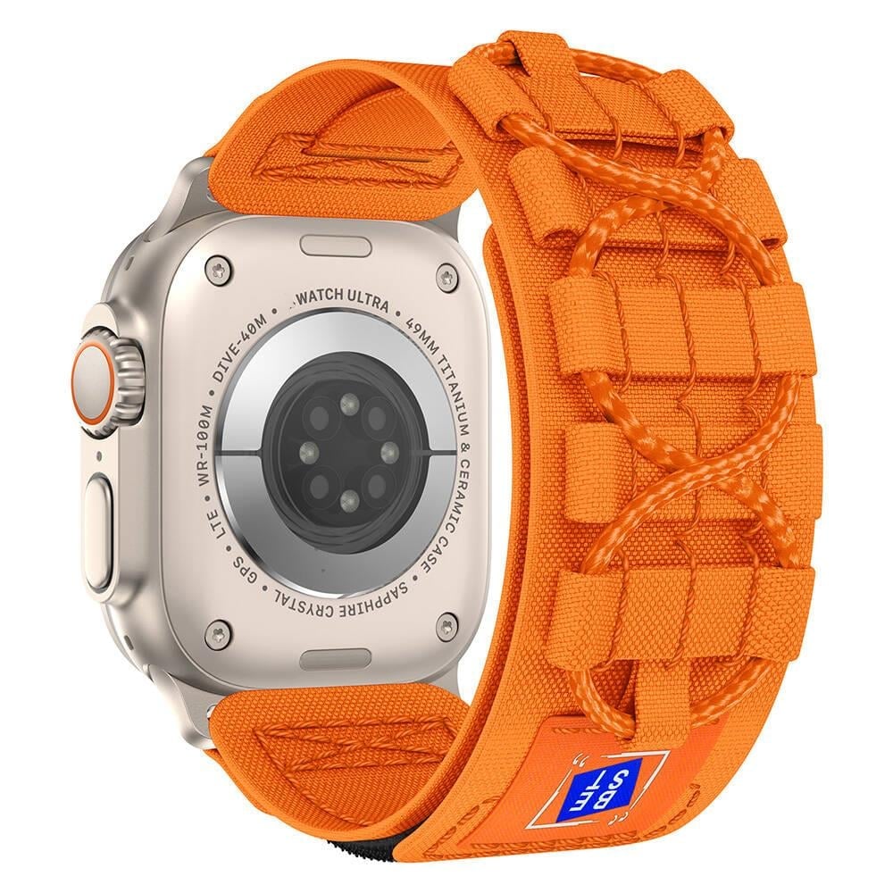 HASIR BEZ KORDONLARZOREHSR22Apple Watch 42mm / 44mm / 45mm / 46mm / 49mm Hasır Kordon - Turuncu