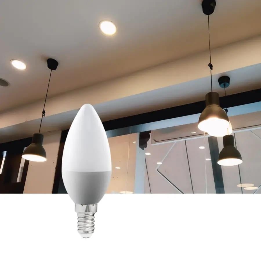 ACK AA09-00710 7W Mum Led Ampul 220-240V E14 Duylu 3000K Günışığı