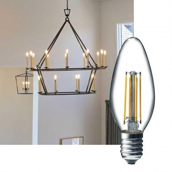 ACK AA36-00410 4W Rustik Led Flamanlı Ampul E14 Duylu 3000K Günışığı