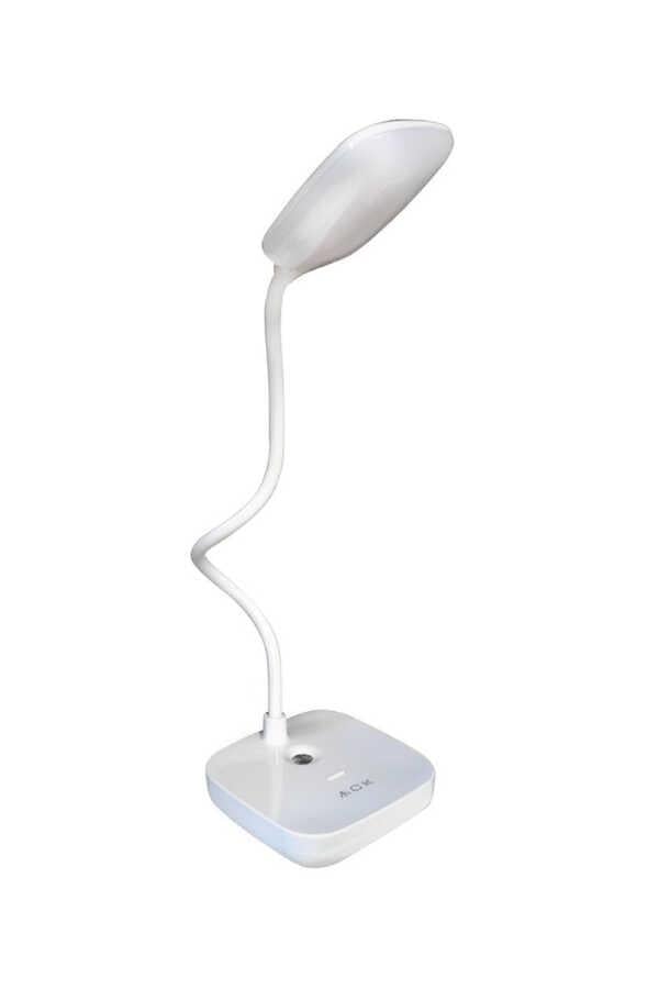 ACK AF11-10017 Led Masa Lambası Şarjlı Dimli Dokunmatik Beyaz Kasa