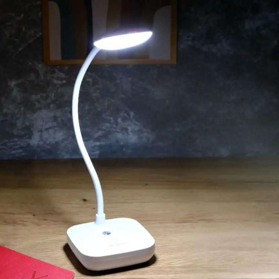 ACK AF11-10017 Led Masa Lambası Şarjlı Dimli Dokunmatik Beyaz Kasa