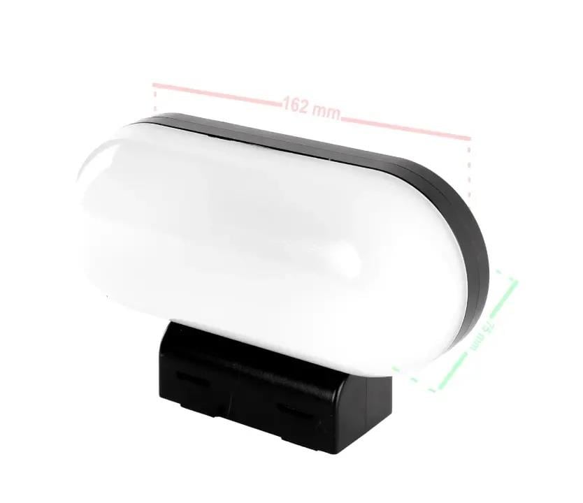 ACK AG40-01602 10W Led Duvar Apliği Siyah Gövde 3000K Günışığı