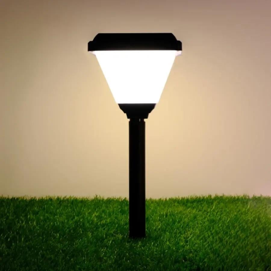 ACK AG60-06801 8W/h Solar Led Bahçe Armatürü Kare 3000K Günışığı