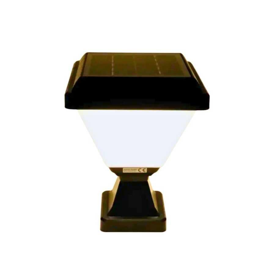 ACK AG60-06801 8W/h Solar Led Bahçe Armatürü Kare 3000K Günışığı
