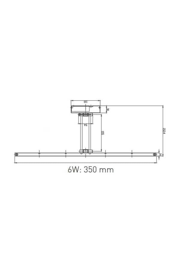 ACK AH10-00130 6W Beyaz Kasa Led Tablo Apliği 6500K Beyaz Işık