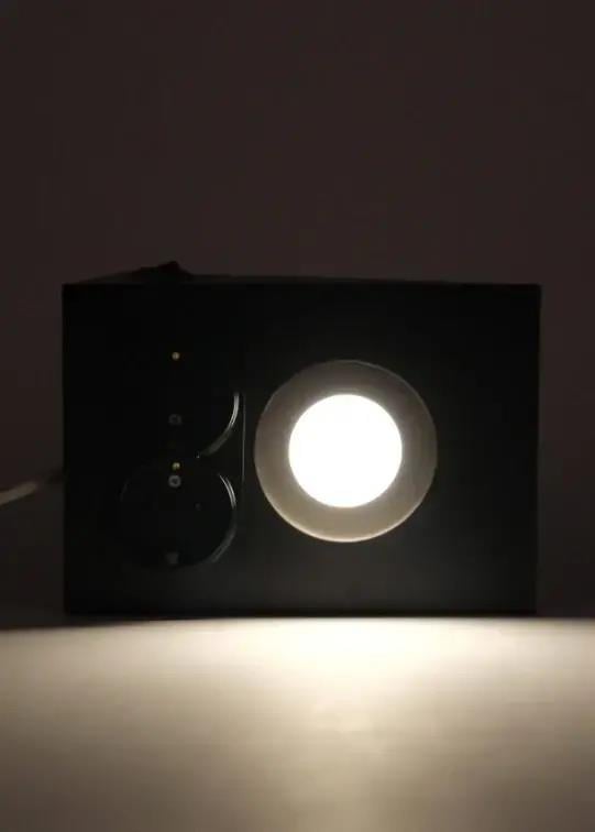 ACK AH11-00201 2,5W Ledli Prizli Tezgah Altı Armatür 3000K Beyaz Işık Siyah Kasa