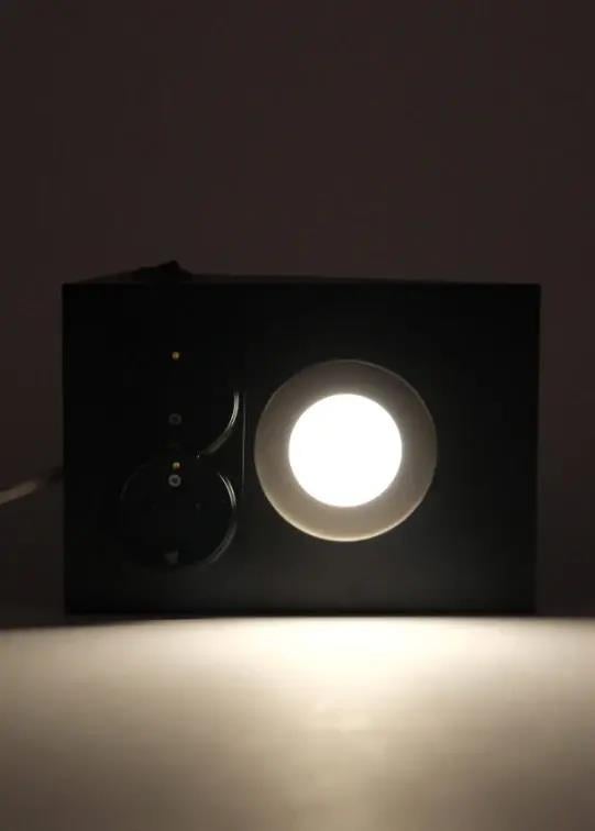 ACK AH11-00201 2,5W Ledli Prizli Tezgah Altı Armatür 3000K Günışığı Siyah Kasa