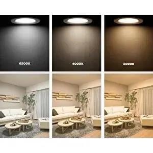 ACK AP01-00300 3W Sıva Altı Yuvarlak Led Spot Panel Armatür 3000K Günışığı
