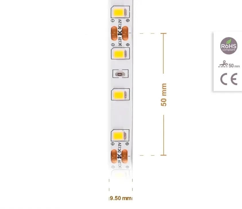 ACK AS01-00800 12W/mt 12V 60 Ledli Şerit Led 3000K Günışığı