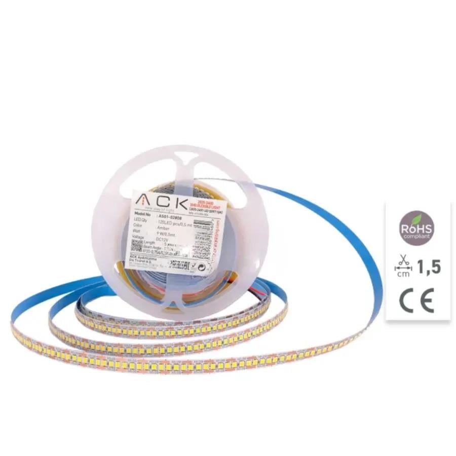 ACK AS01-02800 16W/mt 12V 240 Ledli Şerit Led 3000K Günışığı