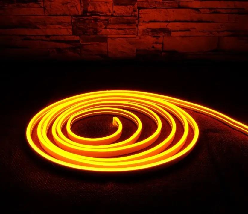 ACK AS03-00608 10W/mt 12V Neon Hortum Led Amber Işık IP65