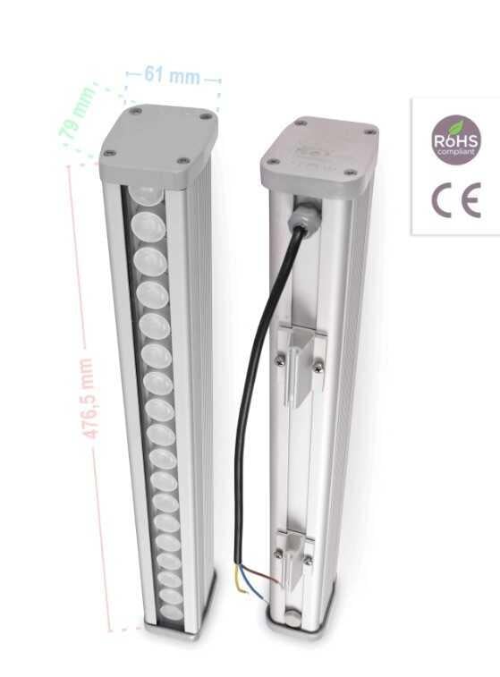 ACK AT20-01803 18W Led Wallwasher 48cm 3000K Günışığı IP67