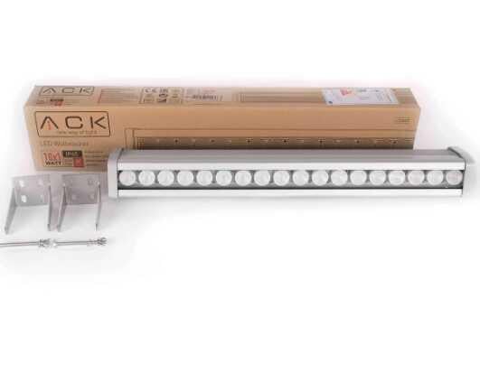 ACK AT20-01883 18W Led Wallwasher 48cm Amber Işık IP67
