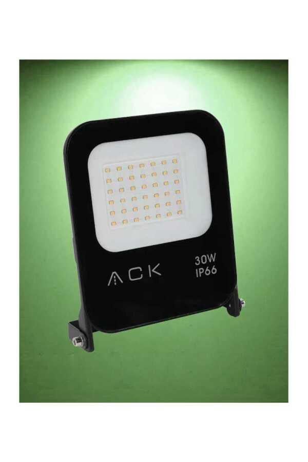 ACK AT62-19132 30W Led Projektör Yeşil Işık