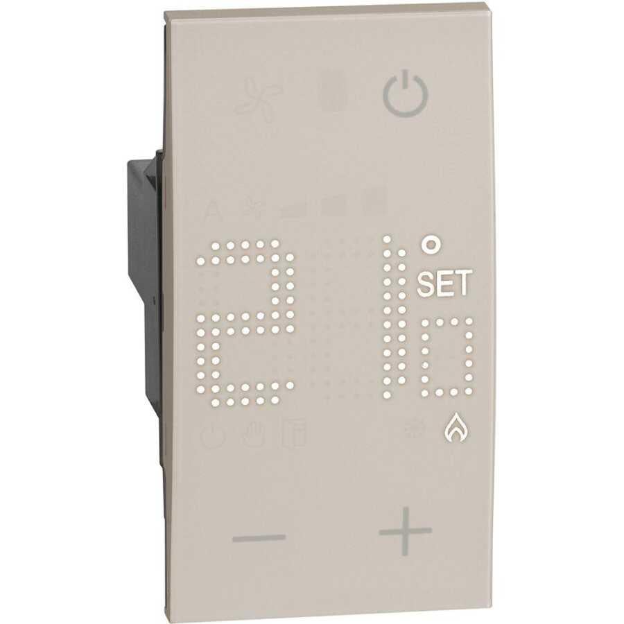 Bticino Elektronik Oda Termostatı 2A 240V 2M Kum Beji