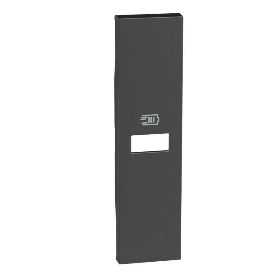 Bticino Living Now 1M kapak 1 USB siyah
