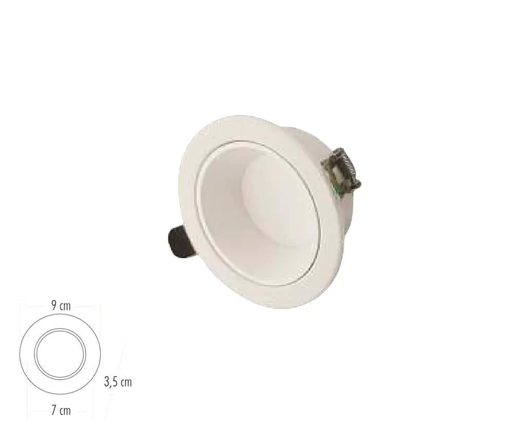 Cata 8W Başak Led Armatür (Beyaz Kasa) (3 Renk) CT-5260