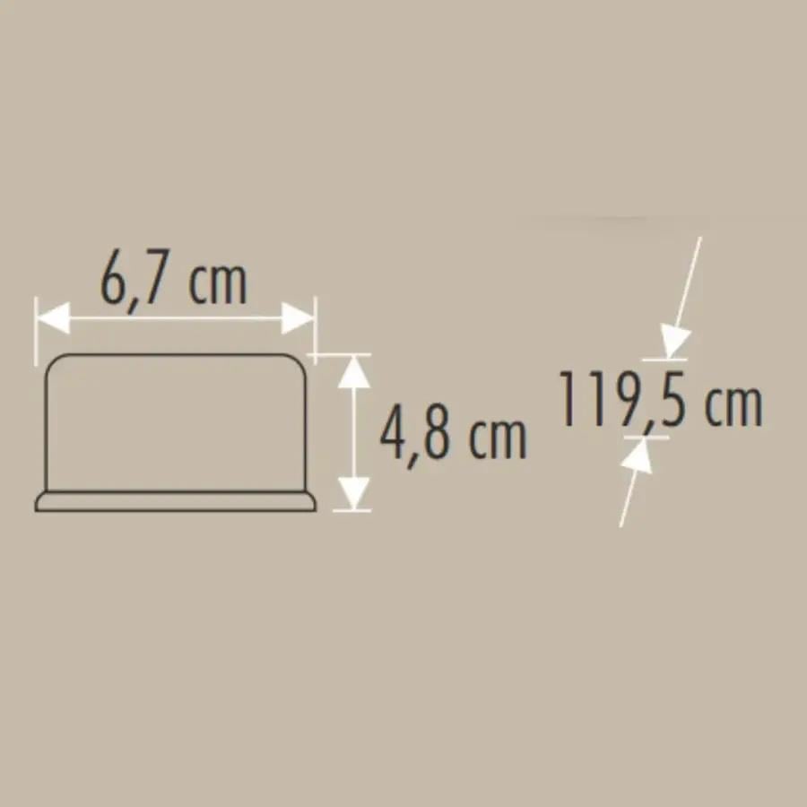 Cata CT-2480 40W Acil Aydınlatma Kitli Ledli Etanj (Beyaz)