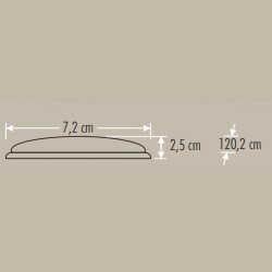 Cata Ct-2481 36w 120cm Sensörlü Yatay Led Bant Armatür Beyaz