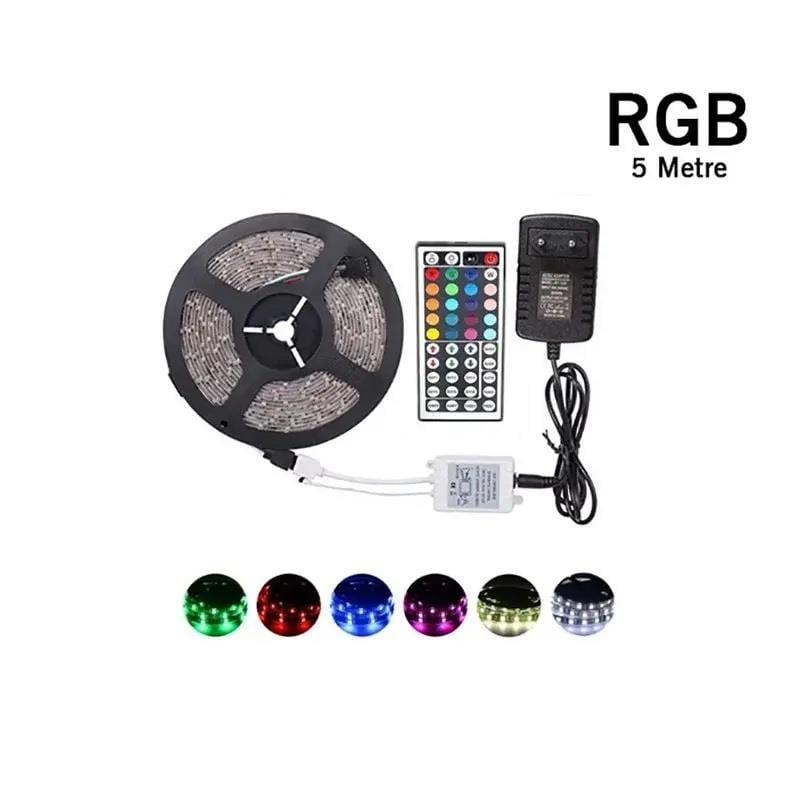 Cata Ct-4558 Rgb Şerit Led Seti (5 Mt Rgb Led 15 Renk+Trafo+Rgb Kumanda)