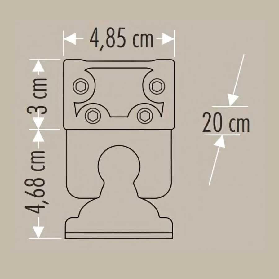 CATA CT-4694 6W Gold Wall Washer 20CM Yeşil