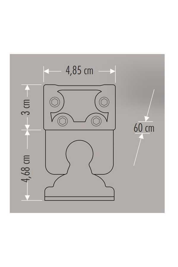 Cata CT-4696 60cm 24W Yeşil Profesyonel Gold Wallwasher