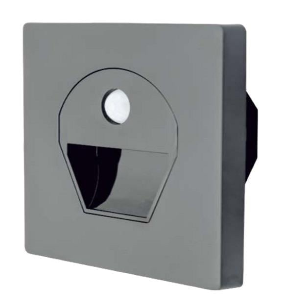 Cata CT-5170 1W Sensörlü Ledli Koridor Armatürü Füme Kasa Günışığı