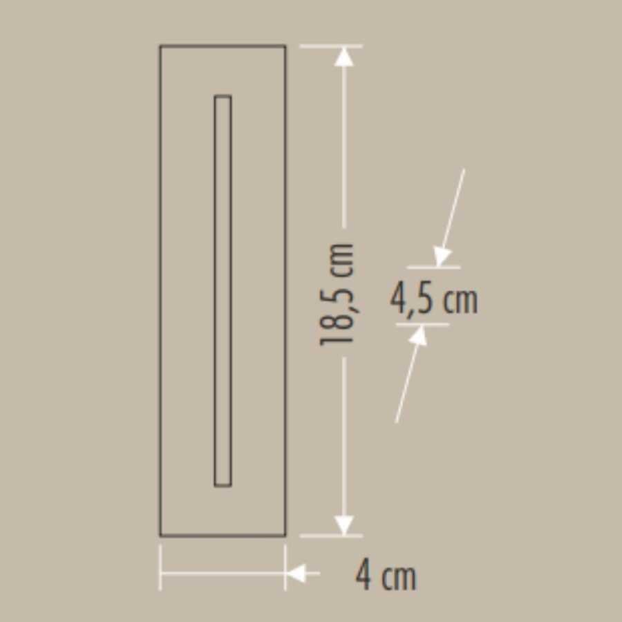 Cata CT-5172 3W Ledli Koridor Armatürü Beyaz Kasa Günışığı