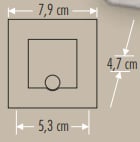 Cata CT-5183 1.5w Radar Sensörlü Fotoselli Koridor Armatürü Günışığı