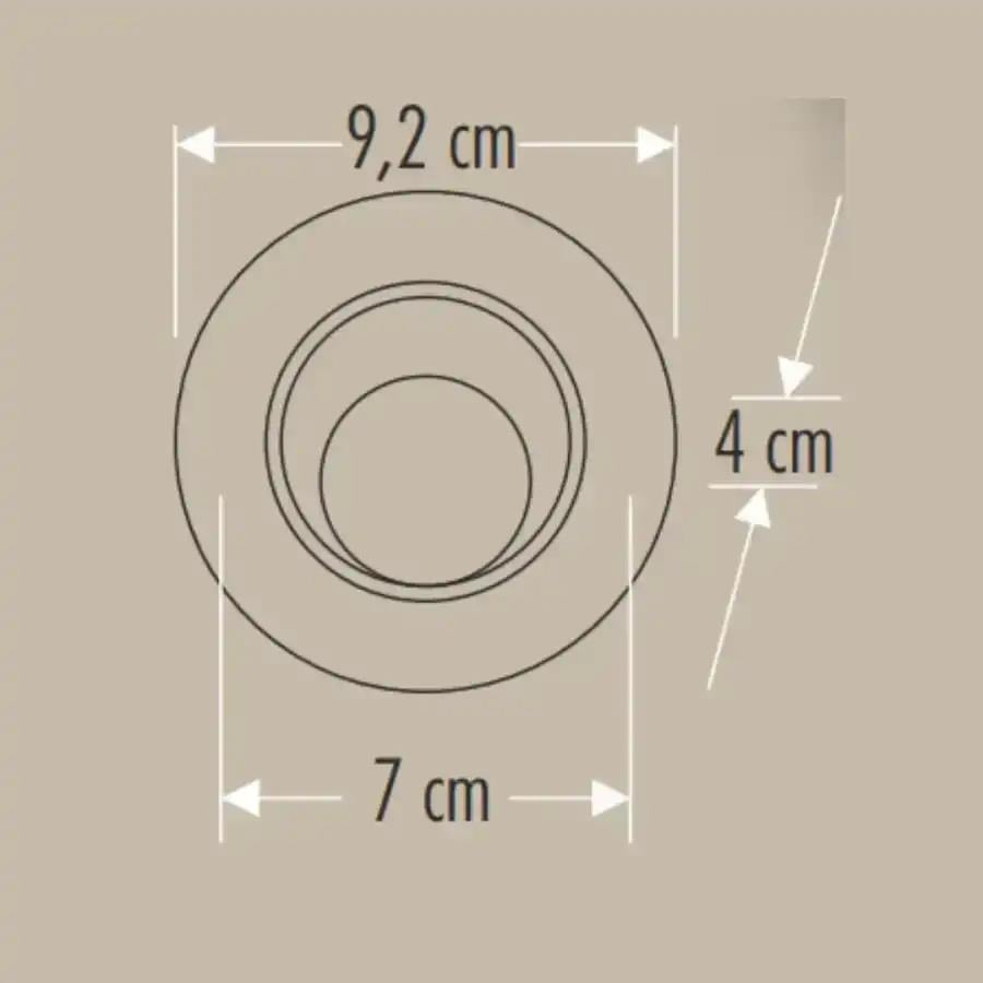 Cata CT-5252 7w Akik Cob Led Armatür Spot Armatür Saten Kasa Beyaz Işık