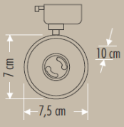 Cata CT-5336 Halley Ray Spot Armatür (GU-10)(Boş Kasa)