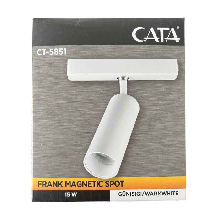 Cata CT-5851 15W Frank Magnetic Ray Spot Armatür Günışığı