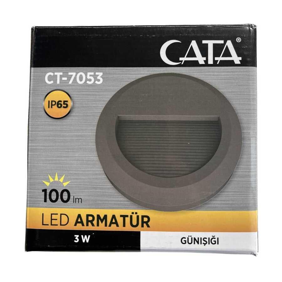 Cata CT-7053 3W Led Armatür (Günışığı) Dış Mekan CT-7053