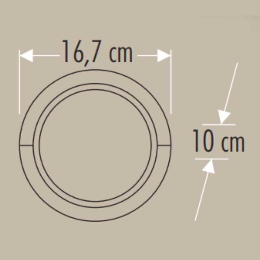 Cata CT-7073 15W Sıva Üstü Led Aplik Armatür Günışığı