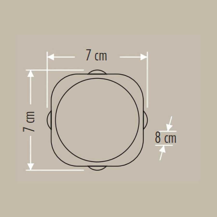 Cata CT-8012 8w Star Led Armatür Günışığı