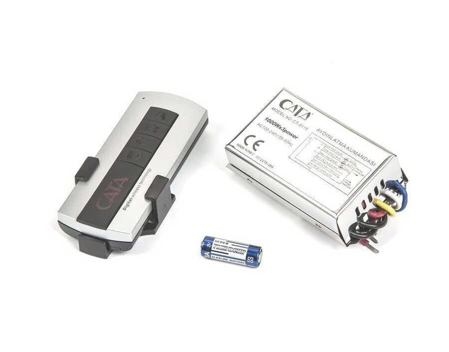 Cata Ct-9114 1'li Aydınlatma Kumandası 1x100w