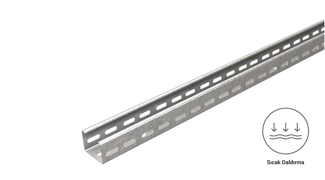 Eae 40 Cty 50 - Sıcak Daldırma Kablo Kanalı (050X40X0.8mm) 